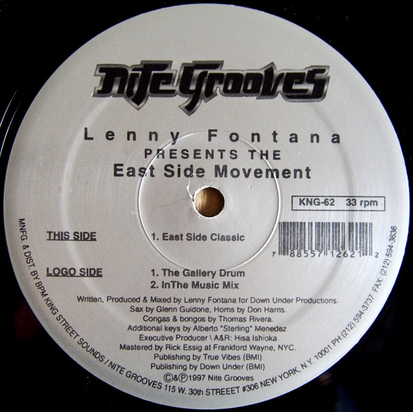 Lenny Fontana Presents The East Side Movement - Inner City | Nite Grooves (KNG-62) - 2 Lenny Fontana Presents The East Side Movement - Inner City | Nite Grooves (KNG-62) - 2