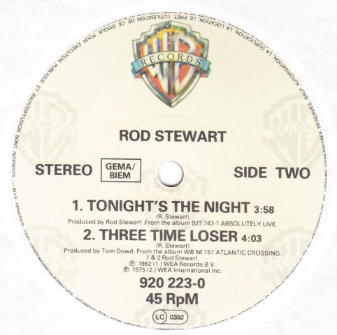 Rod Stewart - Infatuation | Warner Bros. Records (920 223-0) - 4 Rod Stewart - Infatuation | Warner Bros. Records (920 223-0) - 4