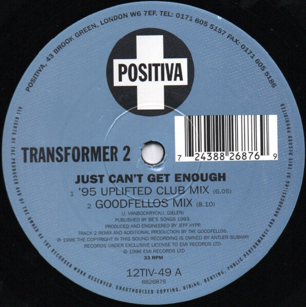 Transformer 2 - Just Can't Get Enough | Positiva (12TIV-49) - 3 Transformer 2 - Just Can't Get Enough | Positiva (12TIV-49) - 3