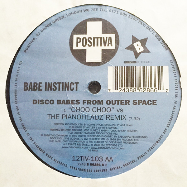 Babe Instinct - Disco Babes From Outer Space | Positiva (12TIV-103) - 3 Babe Instinct - Disco Babes From Outer Space | Positiva (12TIV-103) - 3