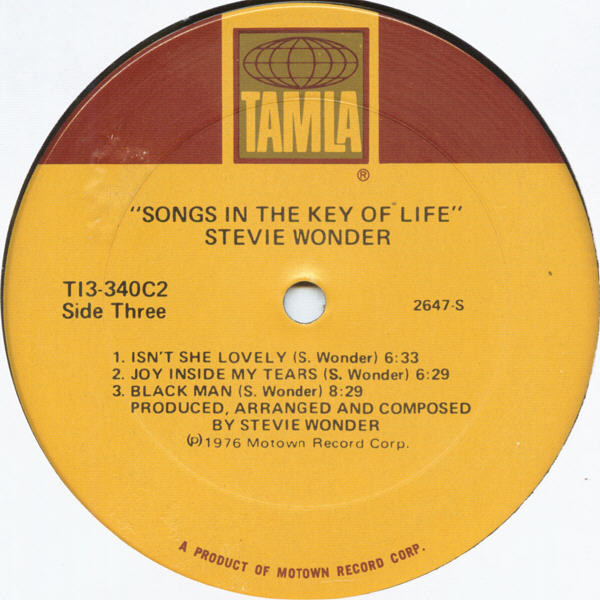 Stevie Wonder - Songs In The Key Of Life | Tamla (T13-340C2) - 7