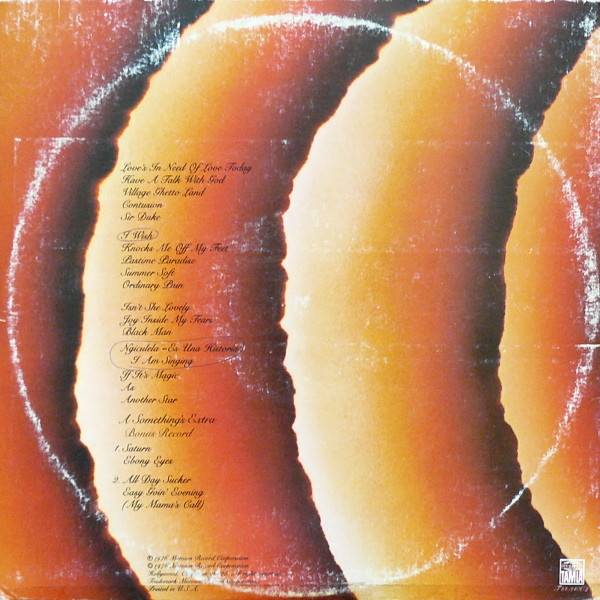 Stevie Wonder - Songs In The Key Of Life | Tamla (T13-340C2) - 4