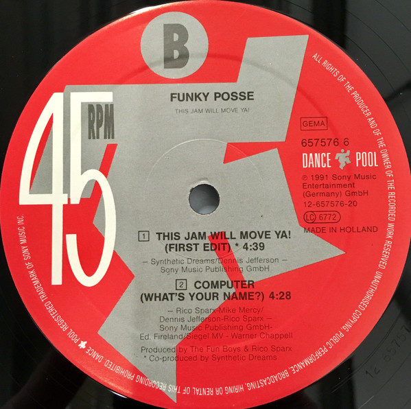 Funky Posse - This Jam Will Move Ya! | Dance Pool (657576 6) - 3 Funky Posse - This Jam Will Move Ya! | Dance Pool (657576 6) - 3