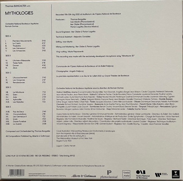 Thomas Bangalter - Mythologies | Warner Classics (5054197453977) - 2 Thomas Bangalter - Mythologies | Warner Classics (5054197453977) - 2