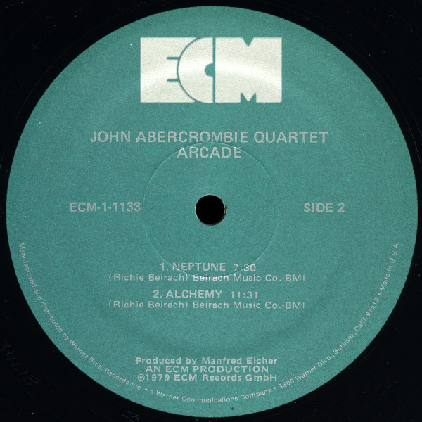 John Abercrombie Quartet - Arcade | ECM Records (ECM-1-1133) - 4