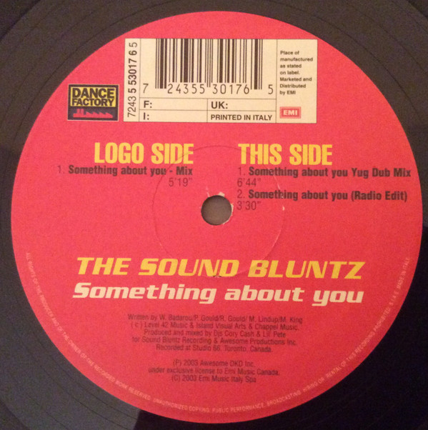 The Sound Bluntz - Something About You | Dance Factory (5 53017 6)