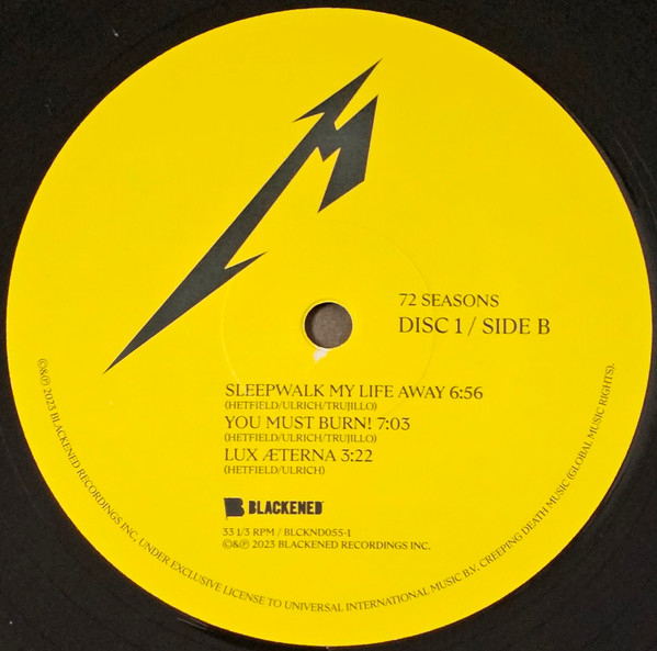 Metallica - 72 Seasons | Blackened (BLCKND055-1) - 5 Metallica - 72 Seasons | Blackened (BLCKND055-1) - 5