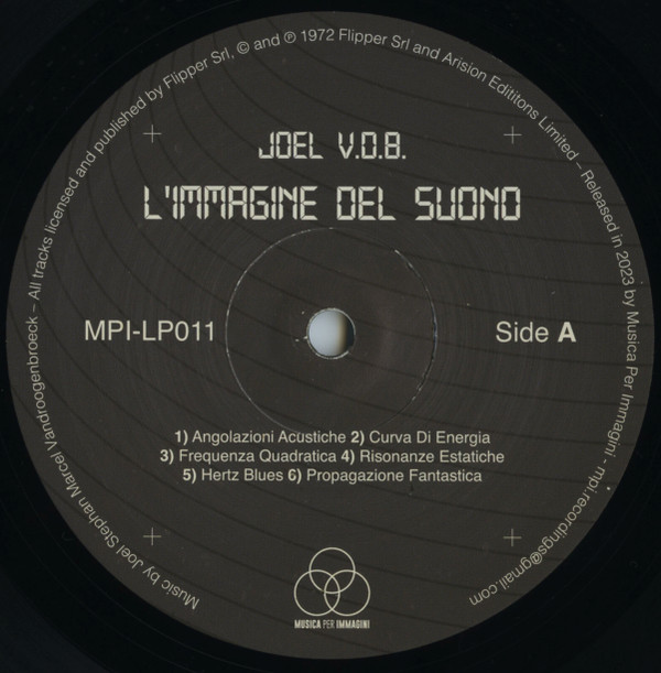 Joel V.D.B. - L'Immagine Del Suono | Musica Per Immagini (MPI-LP011) - 3 Joel V.D.B. - L'Immagine Del Suono | Musica Per Immagini (MPI-LP011) - 3