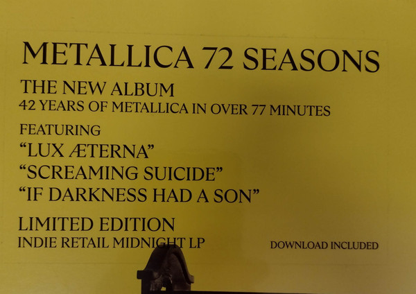 Metallica - 72 Seasons | Blackened (BLCKND055-1) - 3 Metallica - 72 Seasons | Blackened (BLCKND055-1) - 3