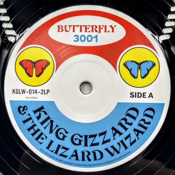 KGLW - Butterfly 3001 | Not On Label (King Gizzard And The Lizard Wizard Self-released) (KGLW-014-2LP) - 3 KGLW - Butterfly 3001 | Not On Label (King Gizzard And The Lizard Wizard Self-released) (KGLW-014-2LP) - 3