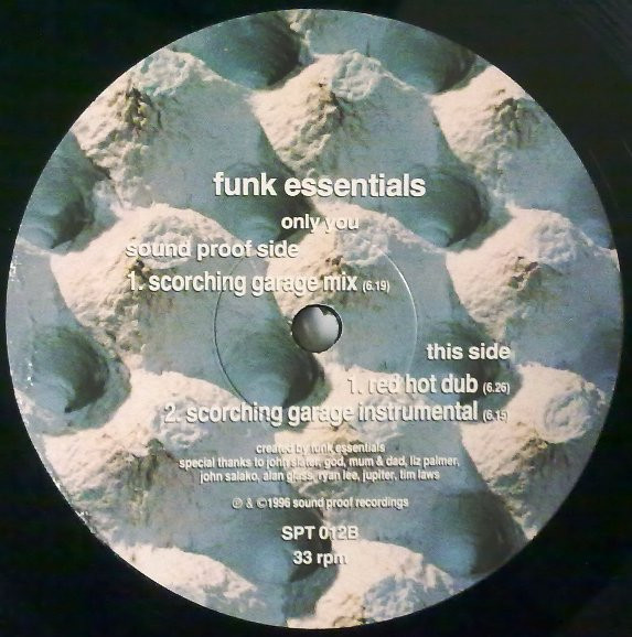 Funk Essentials - Only You | Sound Proof Recordings (SPT 012) - 2 Funk Essentials - Only You | Sound Proof Recordings (SPT 012) - 2