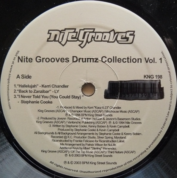 Various - Drumz Collection Vol. 1 | Nite Grooves (KNG 198) - main