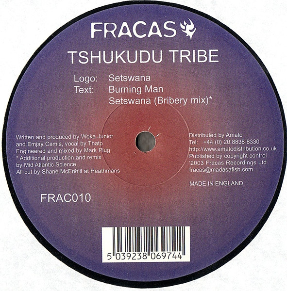 Tshukudu Tribe - Setswana | Fracas (FRAC010) - main