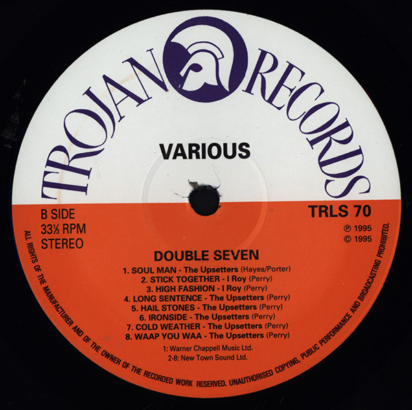 The Upsetters , Various - Double Seven | Trojan Records (TRLS 70) - 4