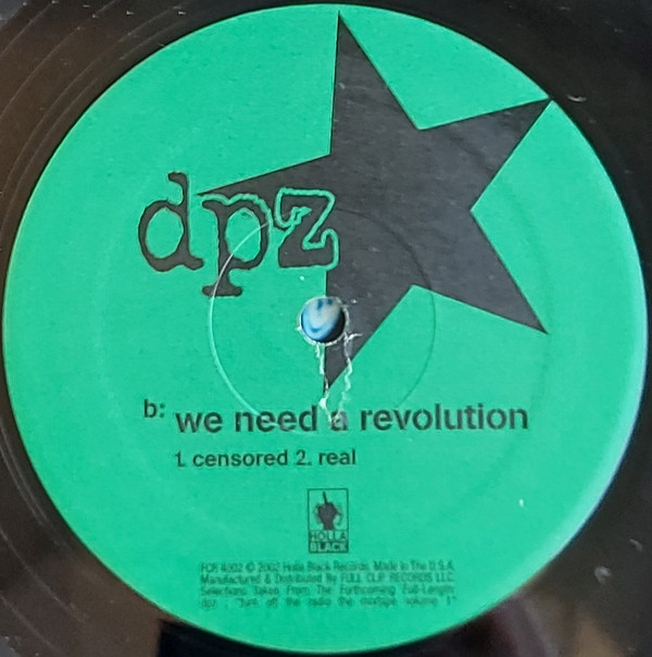 DPZ - Turn Off The Radio / We Need A Revolution | Holla Black Records (FCR 4002) - 3 DPZ - Turn Off The Radio / We Need A Revolution | Holla Black Records (FCR 4002) - 3