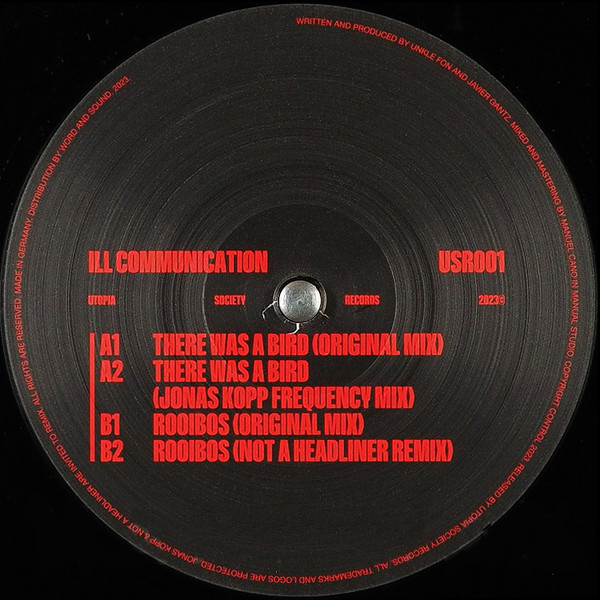 ILL COMMUNICATION - USR001 | Utopia Society (USR001)