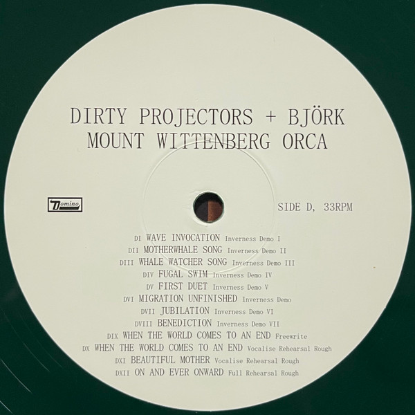 Dirty Projectors  &  Björk - Mount Wittenberg Orca | Domino (RUG418TXX) - 6