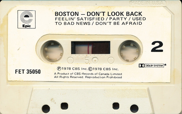Boston - Don't Look Back | Epic (FET 35050) - 4