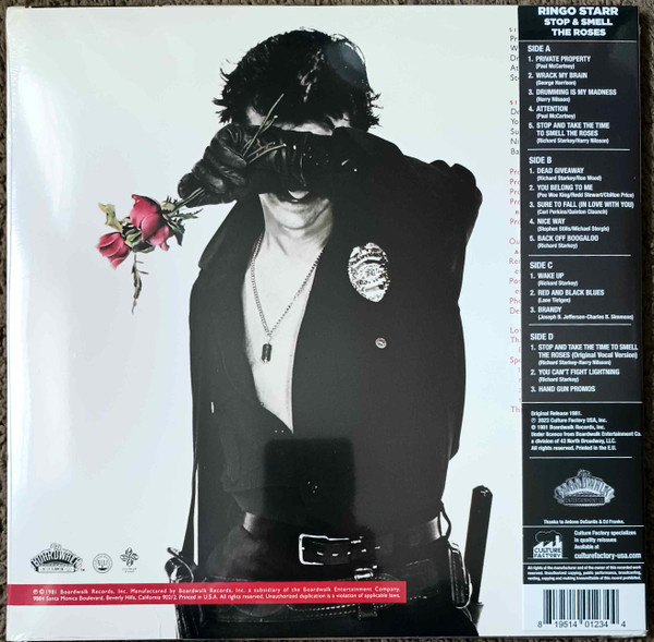 Ringo Starr - Stop And Smell The Roses | Culture Factory USA, Inc. (CFU01234) - 2 Ringo Starr - Stop And Smell The Roses | Culture Factory USA, Inc. (CFU01234) - 2