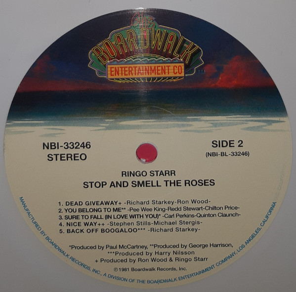 Ringo Starr - Stop And Smell The Roses | Culture Factory USA, Inc. (CFU01234) - 10 Ringo Starr - Stop And Smell The Roses | Culture Factory USA, Inc. (CFU01234) - 10
