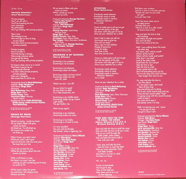 Ringo Starr - Stop And Smell The Roses | Culture Factory USA, Inc. (CFU01234) - 3 Ringo Starr - Stop And Smell The Roses | Culture Factory USA, Inc. (CFU01234) - 3