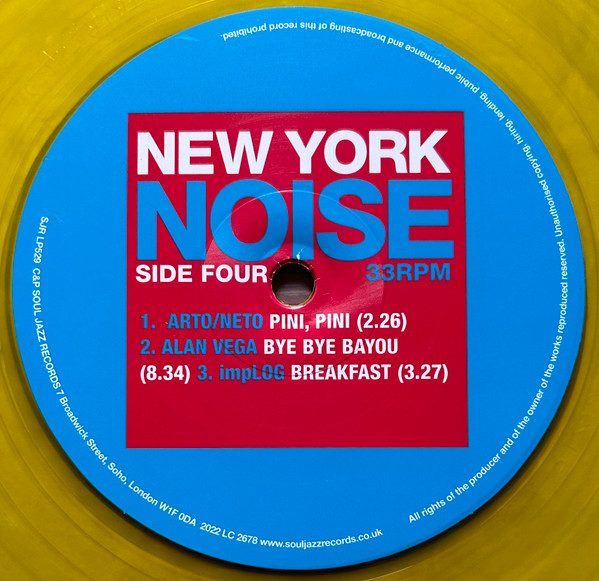 Various - New York Noise (Dance Music From The New York Underground 1977-1982) | Soul Jazz Records (SJR LP529C) - 9 Various - New York Noise (Dance Music From The New York Underground 1977-1982) | Soul Jazz Records (SJR LP529C) - 9
