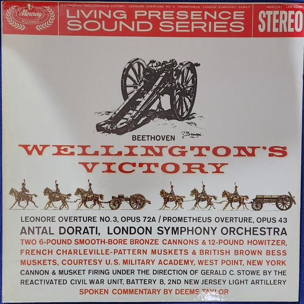 Beethoven / Antal Dorati , London Symphony Orchestra - Wellington's Victory / Leonore Overture No.3 Opus 72A / Prometheus Overture, Opus 43 | Mercury Living Presence (LPS 9000)