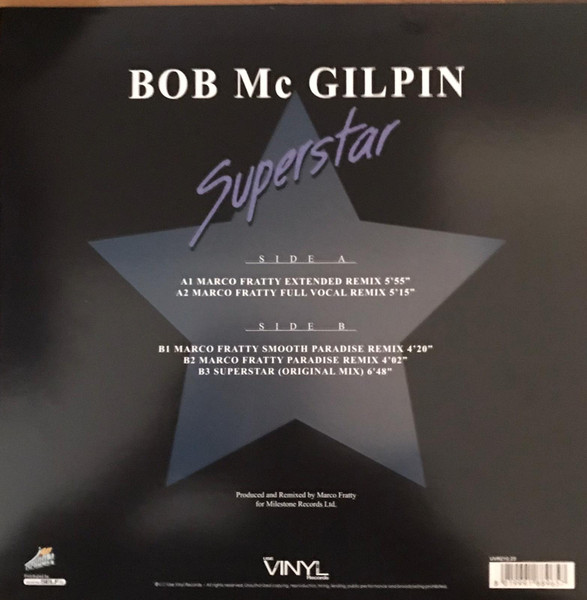 Bob Mc Gilpin - Superstar (Remix By Marco Fratty) | Use Vinyl Records (UVR210.23) - 2 Bob Mc Gilpin - Superstar (Remix By Marco Fratty) | Use Vinyl Records (UVR210.23) - 2