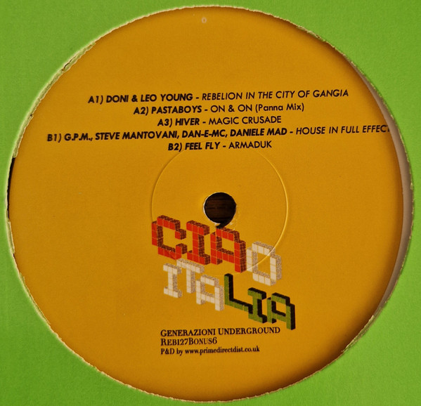 Various - Ciao Italia. Generazioni Underground Bonus 6 | Rebirth (REB127BONUS6)