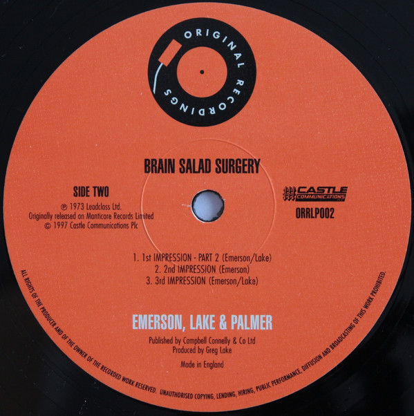 Brain Salad Surgery