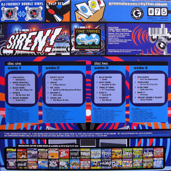 Various - Siren! | Greensleeves Records (GRELD 775) - 2 Various - Siren! | Greensleeves Records (GRELD 775) - 2