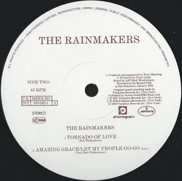 The Rainmakers - Snakedance | Mercury (MERX 265) - 4