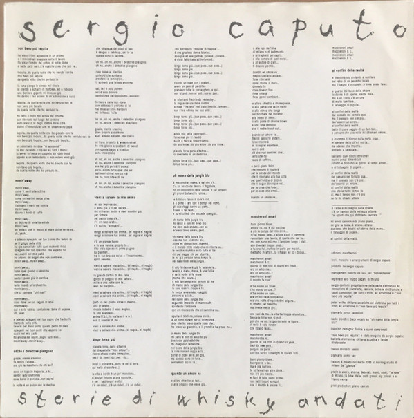 Sergio Caputo - Storie Di Whisky Andati | CGD (CGD 20813) - 5 Sergio Caputo - Storie Di Whisky Andati | CGD (CGD 20813) - 5