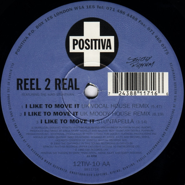 Reel 2 Real Featuring The Mad Stuntman - I Like To Move It | Positiva (12TIV-10) - 4 Reel 2 Real Featuring The Mad Stuntman - I Like To Move It | Positiva (12TIV-10) - 4