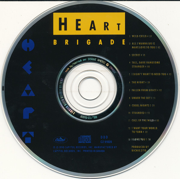 Heart - Brigade | Capitol Records (C2 91820) - 3 Heart - Brigade | Capitol Records (C2 91820) - 3