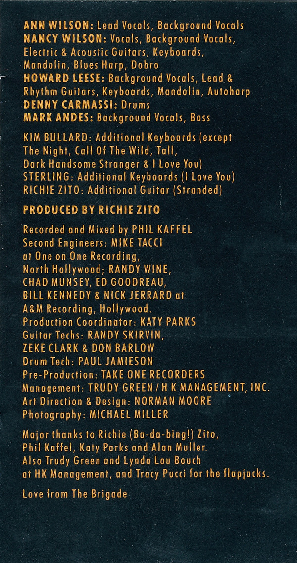 Heart - Brigade | Capitol Records (C2 91820) - 4 Heart - Brigade | Capitol Records (C2 91820) - 4
