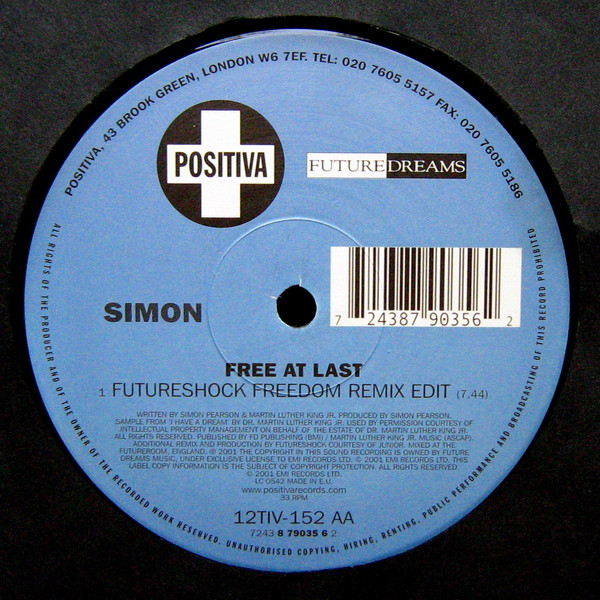 Simon - Free At Last | Positiva (12TIV-152) - 4