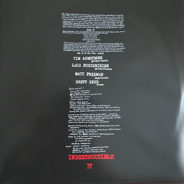 Rancid - Indestructible (2LP) [Vinyl] | Hellcat Records (80451-1) - 9