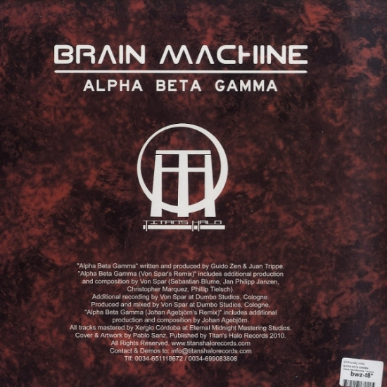 Brain Machine - Alpha Beta Gamma | Titan's Halo Records (THR003) - 2