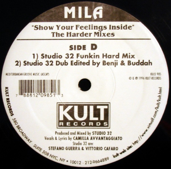 Mila - Show Your Feelings Inside - The Harder Mixes | Kult Records (KULO 985) - 5