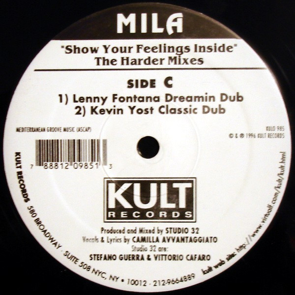 Mila - Show Your Feelings Inside - The Harder Mixes | Kult Records (KULO 985) - 4