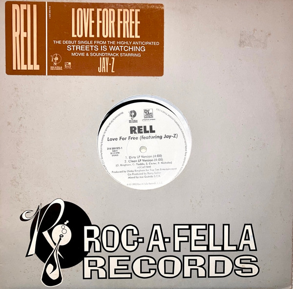 Rell - Love For Free | Roc-A-Fella Records (314 568 925-1) - main