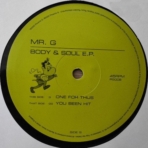 Mr. G - Body & Soul E.P. | Phoenix G. (PG008) - main