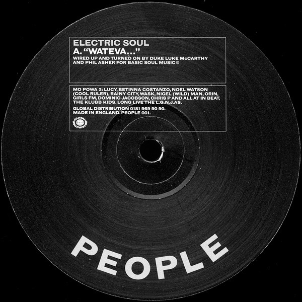 Electric Soul - Wateva... | People (PEOPLE 001) - main