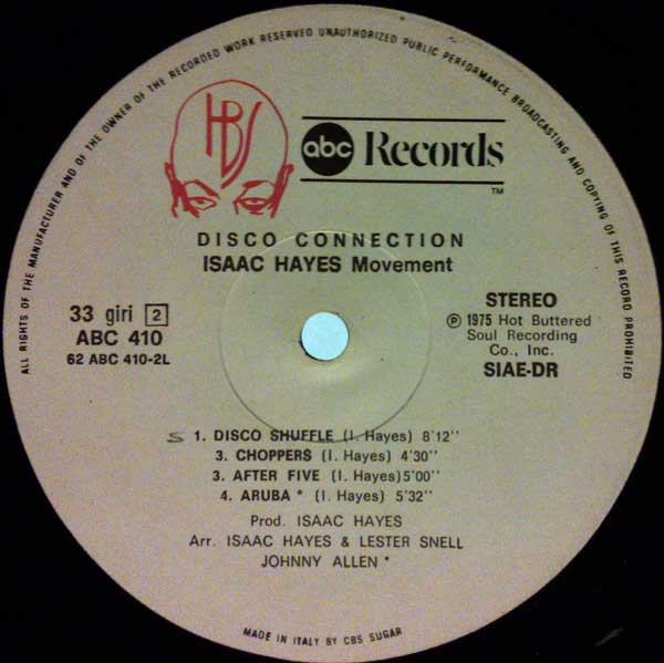 Isaac Hayes Movement - Disco Connection | HBS (ABC 410) - 4