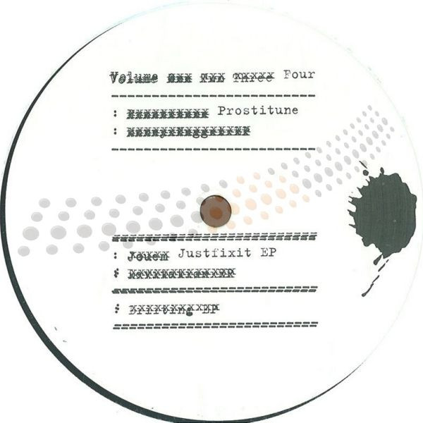 Prostitune - Volume Four - Justfixit EP | Just Another Beat (JAB 04) - main