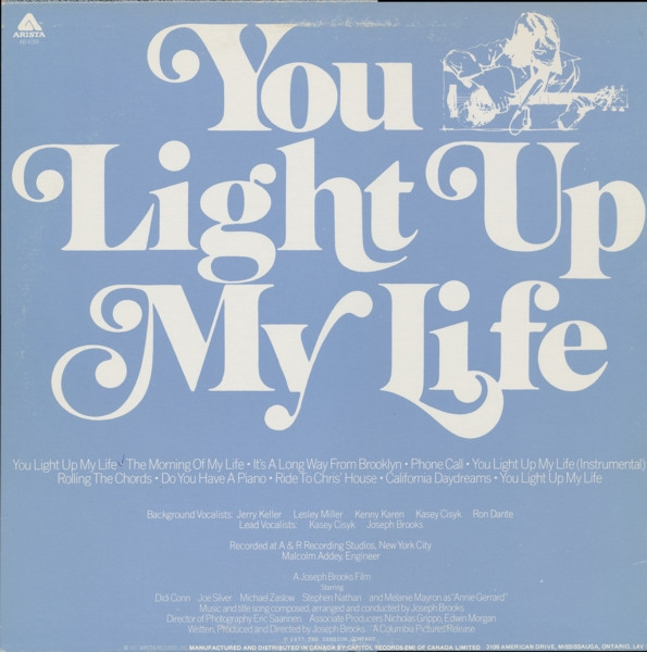Joe Brooks - (Original Soundtrack) You Light Up My Life | Arista (AB 4159) - 2