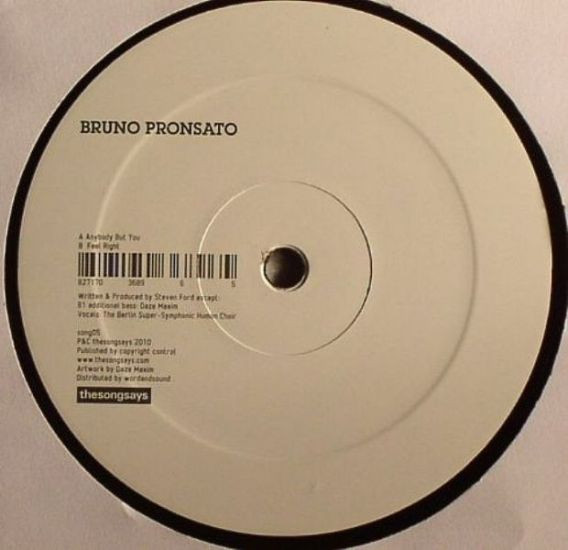 Bruno Pronsato - Anybody But You | Thesongsays (song05) - main Bruno Pronsato - Anybody But You | Thesongsays (song05) - main