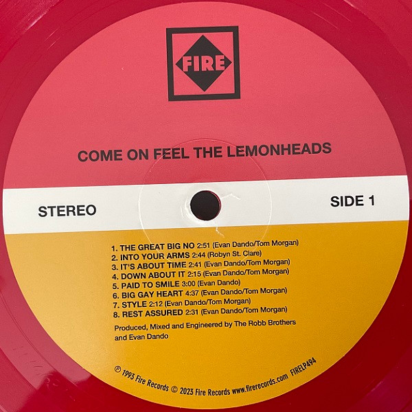 The Lemonheads - Come On Feel The Lemonheads | Fire Records (FIRELP494) - 5 The Lemonheads - Come On Feel The Lemonheads | Fire Records (FIRELP494) - 5