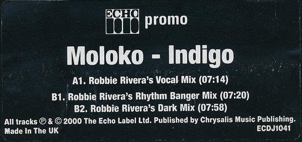 Moloko - Indigo | Echo (ECDJ1041) - 2